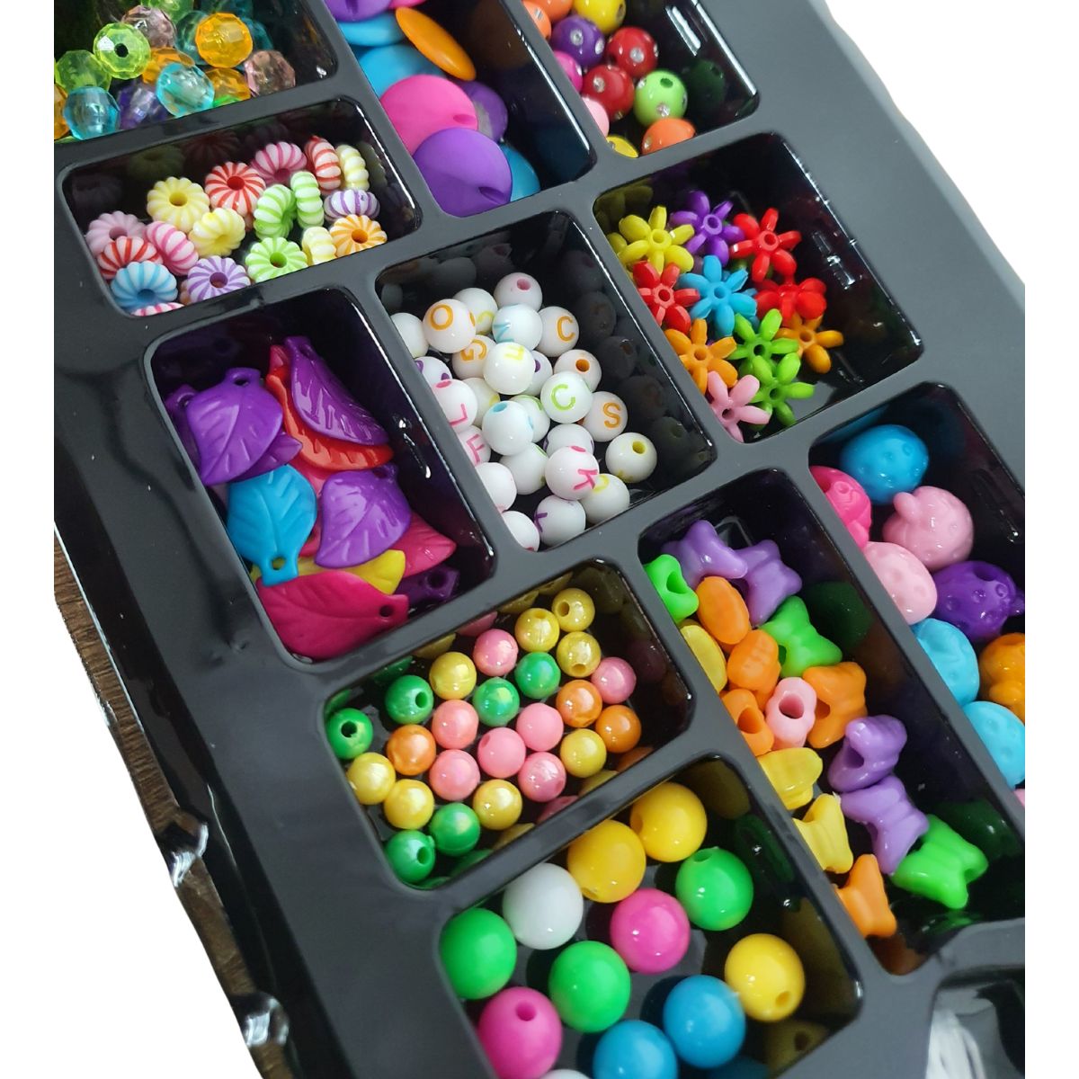 Kit Miçangas Infantil Diamond Star 223 Peças - Bbr Toys Kit Miçangas Infantil Diamond Star 223 Peças - Bbr Toys